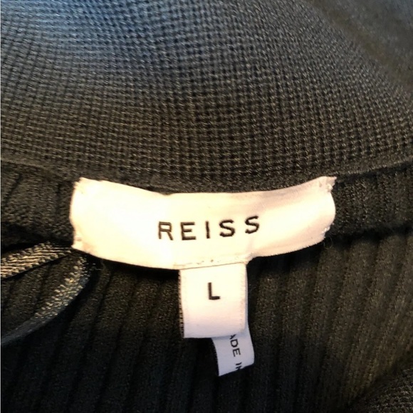 NWT Reiss Madison Dress MIDI Dark Green UK Size L - Picture 9 of 16